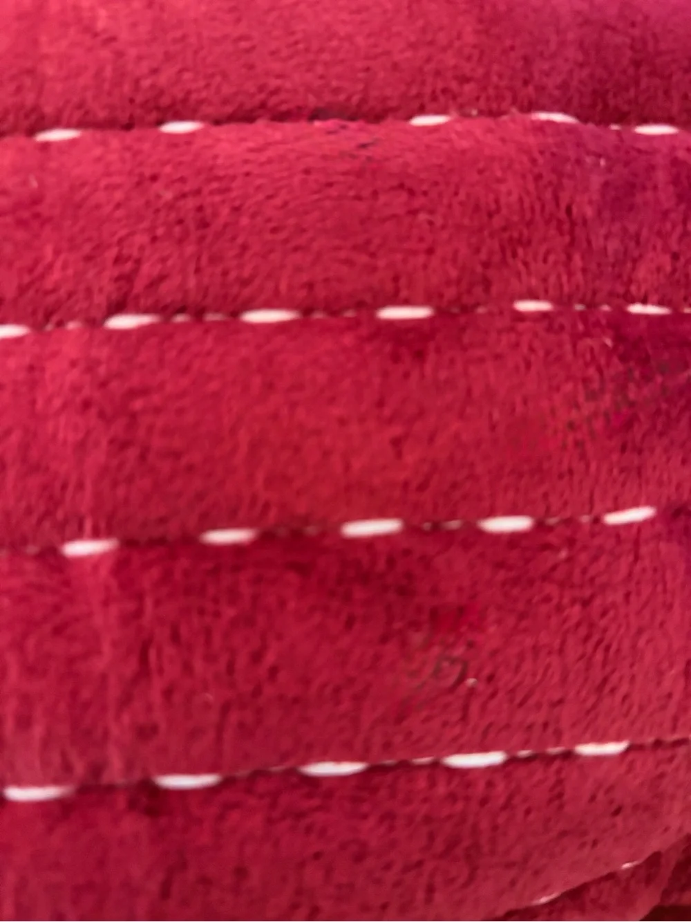 Lenox Burgundy Red 3-Piece Quilted Bedspread Set